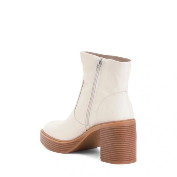 New Dolce Vita Calory Chelsea Boots Ivory Stella Cinzia bootie boho hipster - Picture 4 of 14
